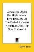 Tapa de Jerusalem Under The High Priests