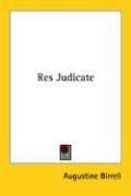 Tapa de Res Judicate