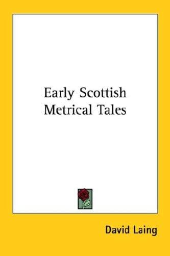 Tapa de Early Scottish Metrical Tales