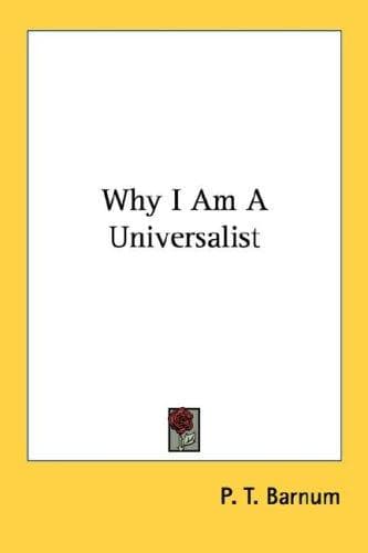 Tapa de Why I Am A Universalist