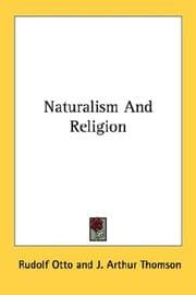 Tapa de Naturalism And Religion