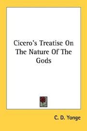 Tapa de Cicero's Treatise On The Nature Of The Gods