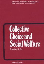 Tapa de Collective choice and social welfare