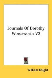 Tapa de Journals Of Dorothy Wordsworth V2