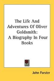 Tapa de The Life And Adventures Of Oliver Goldsmith
