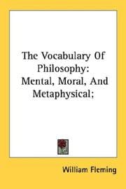 Tapa de The Vocabulary Of Philosophy