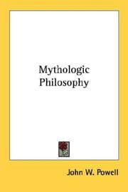 Tapa de Mythologic Philosophy