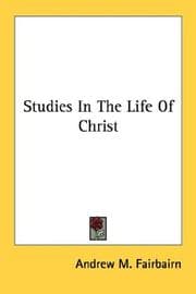 Tapa de Studies In The Life Of Christ
