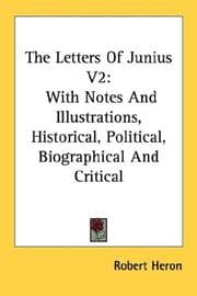 Tapa de The Letters Of Junius V2