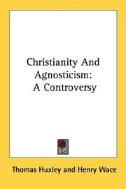 Tapa de Christianity And Agnosticism