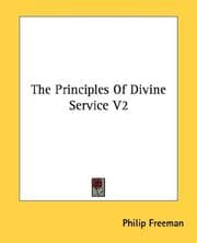 Tapa de The Principles Of Divine Service V2