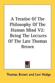 Tapa de A Treatise Of The Philosophy Of The Human Mind V2