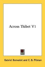 Tapa de Across Thibet V1