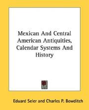 Tapa de Mexican And Central American Antiquities, Calendar Systems And History