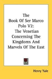 Tapa de The Book Of Ser Marco Polo V2