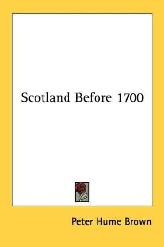 Tapa de Scotland Before 1700