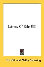 Tapa de Letters of Eric Gill