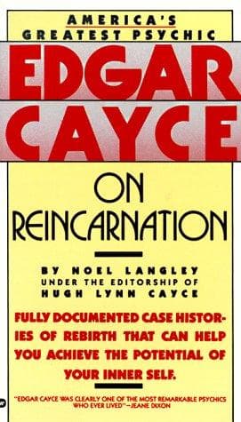 Tapa de Edgar Cayce on Reincarnation