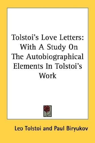 Tapa de Tolstoi's Love Letters