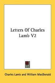 Tapa de Letters Of Charles Lamb V2