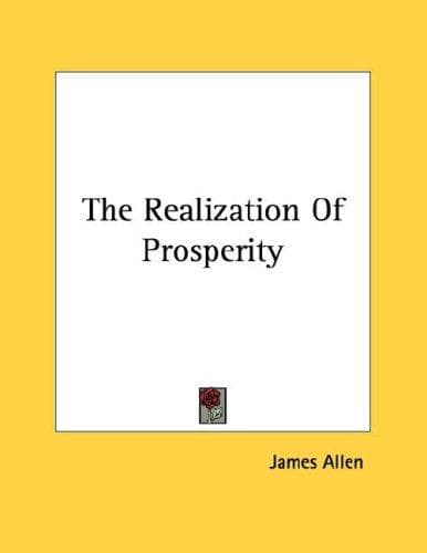 Tapa de The Realization Of Prosperity