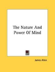 Tapa de The Nature And Power Of Mind