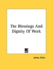 Tapa de The Blessings And Dignity Of Work