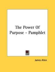 Tapa de The Power Of Purpose - Pamphlet