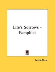 Tapa de Life's Sorrows - Pamphlet