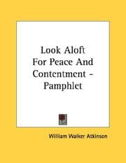 Tapa de Look Aloft For Peace And Contentment - Pamphlet