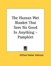 Tapa de The Human Wet Blanket That Sees No Good In Anything - Pamphlet