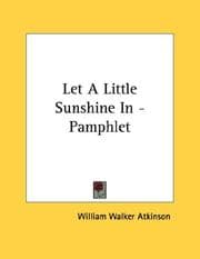 Tapa de Let A Little Sunshine In - Pamphlet