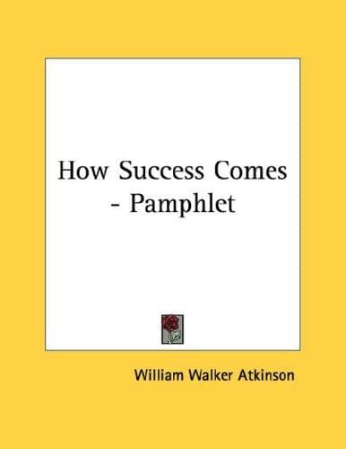 Tapa de How Success Comes - Pamphlet
