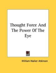 Tapa de Thought Force And The Power Of The Eye