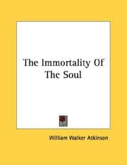 Tapa de The Immortality Of The Soul