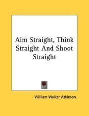 Tapa de Aim Straight, Think Straight And Shoot Straight