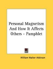 Tapa de Personal Magnetism And How It Affects Others - Pamphlet