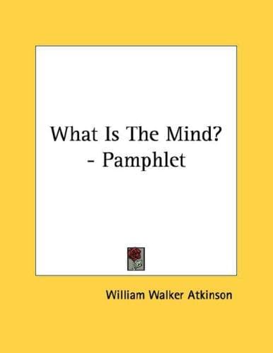 Tapa de What Is The Mind? - Pamphlet