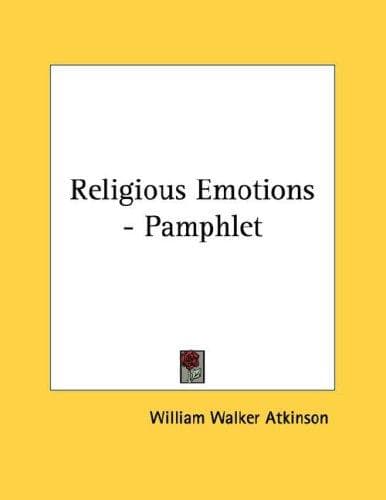 Tapa de Religious Emotions - Pamphlet