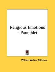 Tapa de Religious Emotions - Pamphlet