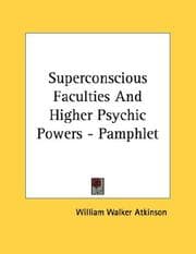 Tapa de Superconscious Faculties And Higher Psychic Powers - Pamphlet