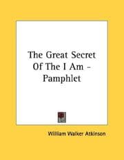 Tapa de The Great Secret Of The I Am - Pamphlet