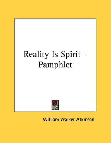 Tapa de Reality Is Spirit - Pamphlet