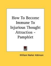 Tapa de How To Become Immune To Injurious Thought Attraction - Pamphlet