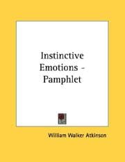 Tapa de Instinctive Emotions - Pamphlet