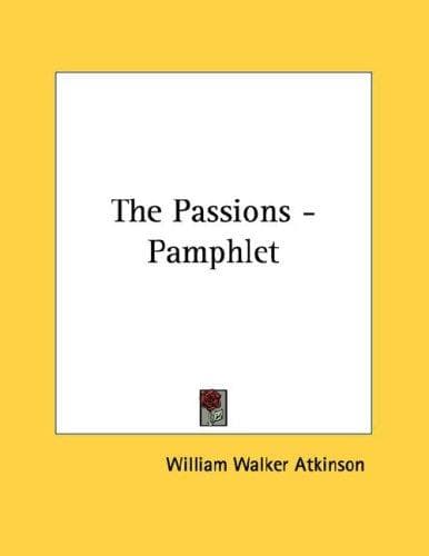 Tapa de The Passions - Pamphlet