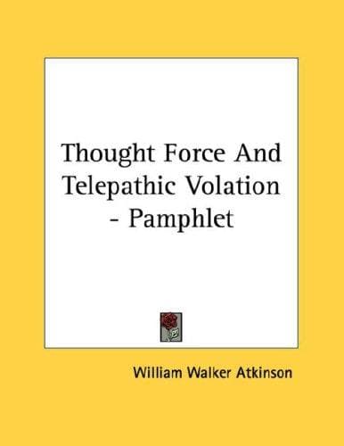 Tapa de Thought Force And Telepathic Volation - Pamphlet