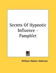 Tapa de Secrets Of Hypnotic Influence - Pamphlet