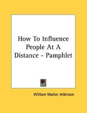Tapa de How To Influence People At A Distance - Pamphlet