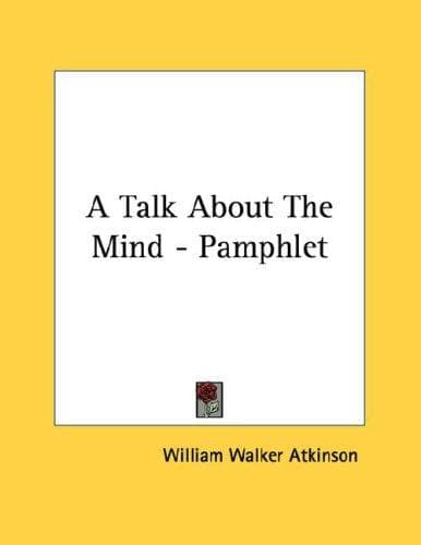 Tapa de A Talk About The Mind - Pamphlet